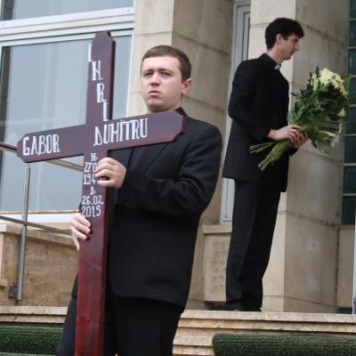 27 februarie: Iaşi: Requiem pentru odihna sufletului părintelui Dumitru Gabor. Foto: Ionuţ-Gabriel Giurgică