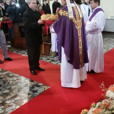 1 martie: Padova: Vizita Preasfinţitului Petru Gherghel în comunitatea catolică română