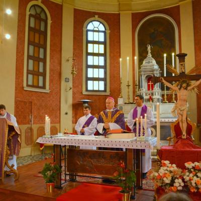 1 martie: Padova: Vizita Preasfinţitului Petru Gherghel în comunitatea catolică română