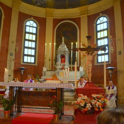 1 martie: Padova: Vizita Preasfinţitului Petru Gherghel în comunitatea catolică română