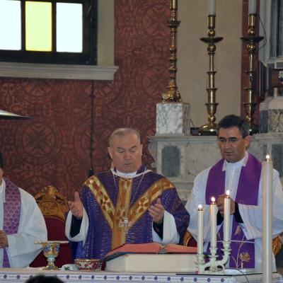 1 martie: Padova: Vizita Preasfinţitului Petru Gherghel în comunitatea catolică română