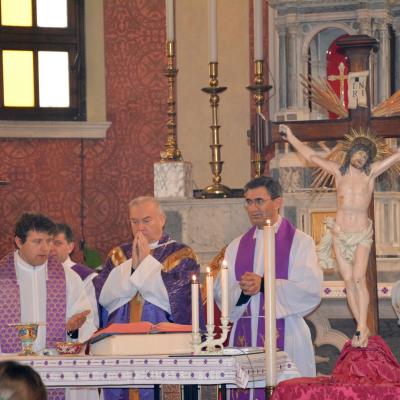 1 martie: Padova: Vizita Preasfinţitului Petru Gherghel în comunitatea catolică română