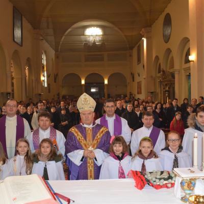 1 martie: Padova: Vizita Preasfinţitului Petru Gherghel în comunitatea catolică română