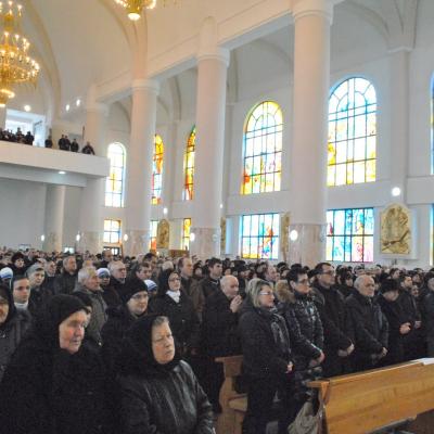 2 martie: Bacău "Fericitul Ieremia": Funeraliile părintelui Dumitru Gabor. Foto: Iustin Toma