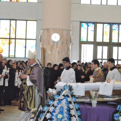 2 martie: Bacău "Fericitul Ieremia": Funeraliile părintelui Dumitru Gabor. Foto: Iustin Toma