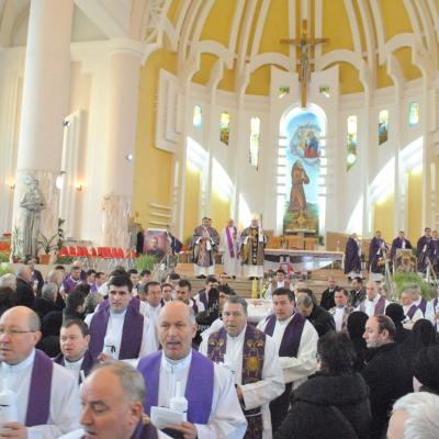 2 martie: Bacău "Fericitul Ieremia": Funeraliile părintelui Dumitru Gabor. Foto: Iustin Toma
