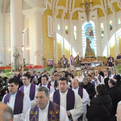 2 martie: Bacău "Fericitul Ieremia": Funeraliile părintelui Dumitru Gabor. Foto: Iustin Toma