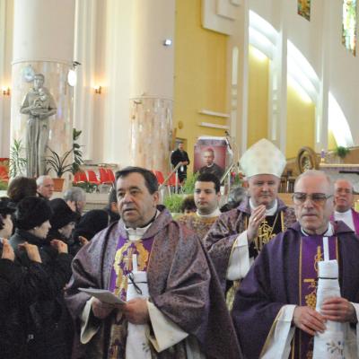 2 martie: Bacău "Fericitul Ieremia": Funeraliile părintelui Dumitru Gabor. Foto: Iustin Toma