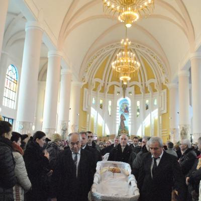 2 martie: Bacău "Fericitul Ieremia": Funeraliile părintelui Dumitru Gabor. Foto: Iustin Toma