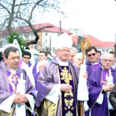 2 martie: Bacău "Fericitul Ieremia": Funeraliile părintelui Dumitru Gabor. Foto: Iustin Toma