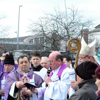 2 martie: Bacău "Fericitul Ieremia": Funeraliile părintelui Dumitru Gabor. Foto: Iustin Toma