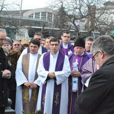 2 martie: Bacău "Fericitul Ieremia": Funeraliile părintelui Dumitru Gabor. Foto: Iustin Toma