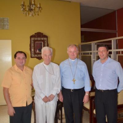 Vizită la ÎPS Antonio Arregui Yarza, arhiepiscop de Guayaquil