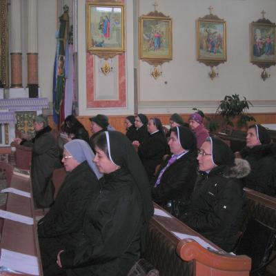 14 martie: Siret: Zi de reculegere pentru persoanele consacrate din zona Bucovina