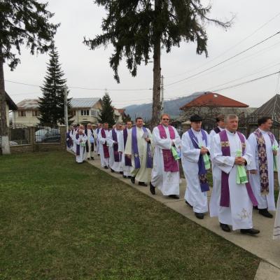 14 martie: Oneşti: Funeraliile părintelui Ioan Caităr