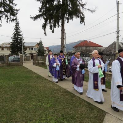 14 martie: Oneşti: Funeraliile părintelui Ioan Caităr