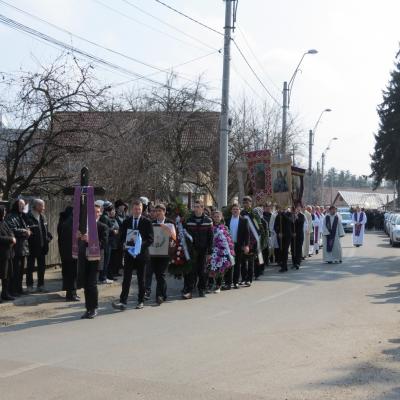 14 martie: Oneşti: Funeraliile părintelui Ioan Caităr