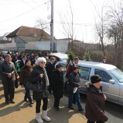 14 martie: Oneşti: Funeraliile părintelui Ioan Caităr