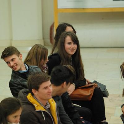 17 martie: Iaşi: Întâlnire cu tinerii despre convieţuirea fără căsătorie. Foto: Emilian Lupu