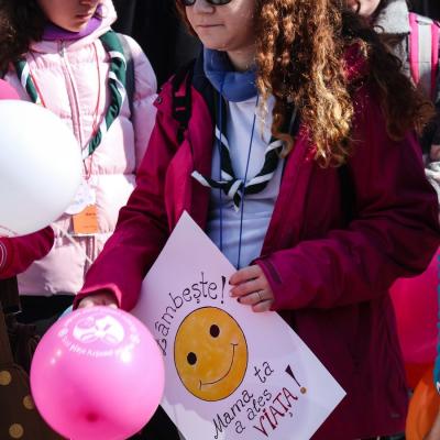 21 martie: Iaşi: Marşul pentru viaţă. Foto: Claudiu Bîrliba