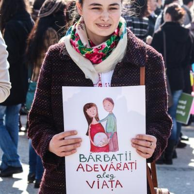 21 martie: Iaşi: Marşul pentru viaţă. Foto: Claudiu Bîrliba