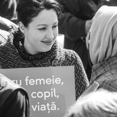 21 martie: Iaşi: Marşul pentru viaţă. Foto: Claudiu Bîrliba