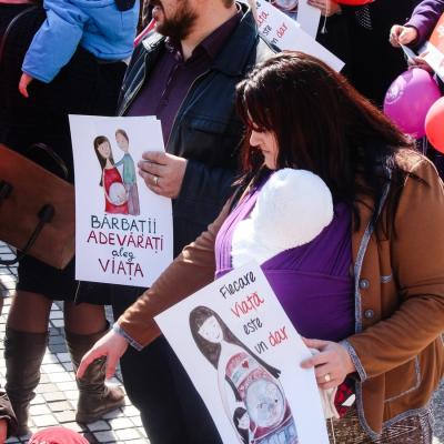 21 martie: Iaşi: Marşul pentru viaţă. Foto: Claudiu Bîrliba