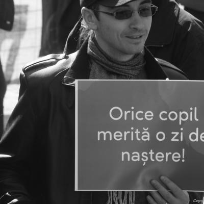 21 martie: Iaşi: Marşul pentru viaţă. Foto: Claudiu Bîrliba