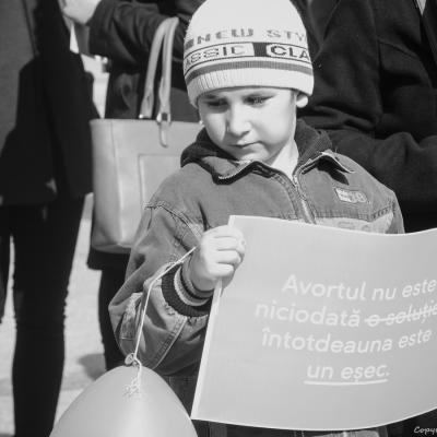 21 martie: Iaşi: Marşul pentru viaţă. Foto: Claudiu Bîrliba