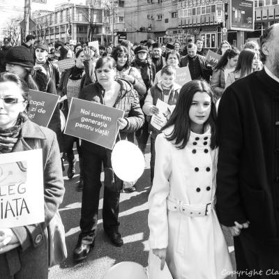 21 martie: Iaşi: Marşul pentru viaţă. Foto: Claudiu Bîrliba