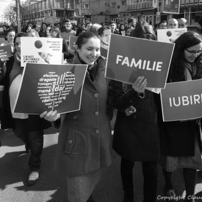 21 martie: Iaşi: Marşul pentru viaţă. Foto: Claudiu Bîrliba