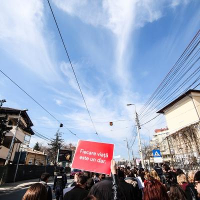 21 martie: Iaşi: Marşul pentru viaţă. Foto: Claudiu Bîrliba