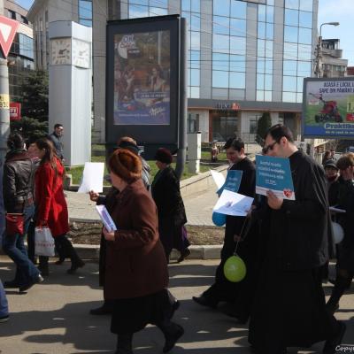21 martie: Iaşi: Marşul pentru viaţă. Foto: Claudiu Bîrliba