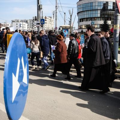 21 martie: Iaşi: Marşul pentru viaţă. Foto: Claudiu Bîrliba