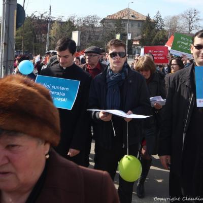 21 martie: Iaşi: Marşul pentru viaţă. Foto: Claudiu Bîrliba