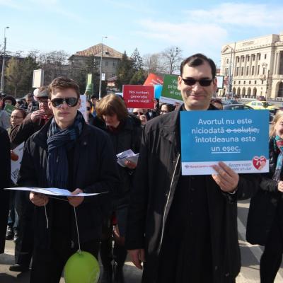 21 martie: Iaşi: Marşul pentru viaţă. Foto: Claudiu Bîrliba