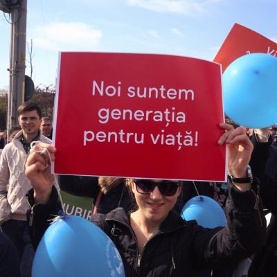 21 martie: Iaşi: Marşul pentru viaţă. Foto: Claudiu Bîrliba