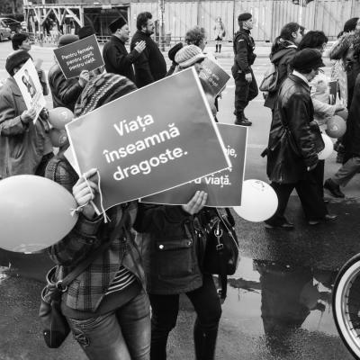 21 martie: Iaşi: Marşul pentru viaţă. Foto: Claudiu Bîrliba