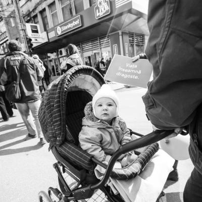 21 martie: Iaşi: Marşul pentru viaţă. Foto: Claudiu Bîrliba