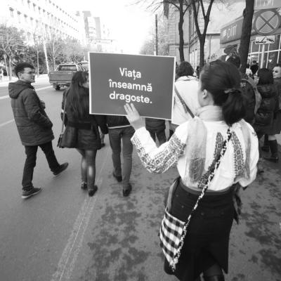 21 martie: Iaşi: Marşul pentru viaţă. Foto: Claudiu Bîrliba