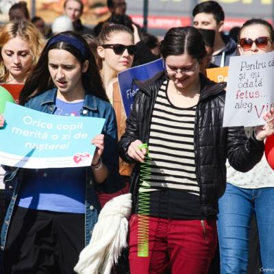 21 martie: Iaşi: Marşul pentru viaţă. Foto: Claudiu Bîrliba