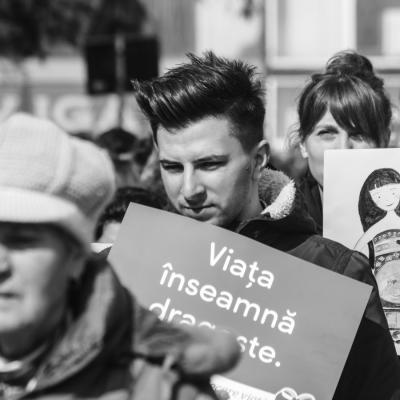 21 martie: Iaşi: Marşul pentru viaţă. Foto: Claudiu Bîrliba