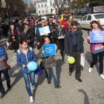 21 martie: Iaşi: Marşul pentru viaţă