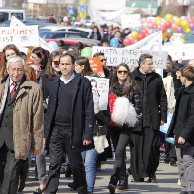 21 martie: Bacău: Marşul pentru viaţă