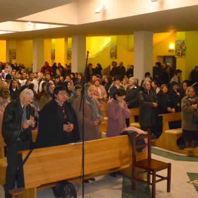 27 martie: Oneşti: Noapte de priveghere la sanctuarul "Fericitul Ieremia"