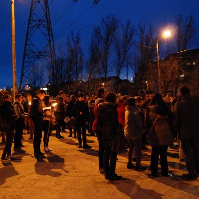 31 martie: Iaşi: Calea Crucii pe Golgota... Cetăţuii. Foto: Emilian Lupu