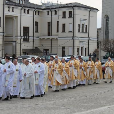 2 aprilie: Iaşi: Liturghia crismei. Foto: Ionuţ-Gabriel Giurgică
