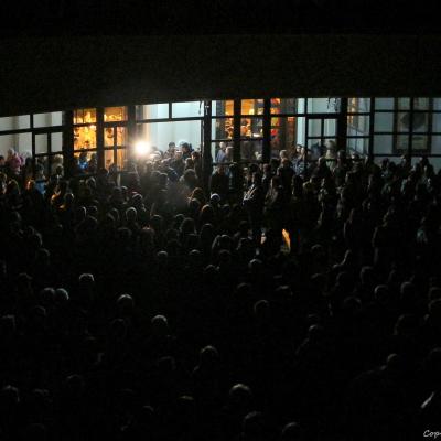 5 aprilie: Iaşi: Noaptea de Înviere la catedrală. Foto: Claudiu Bîrliba