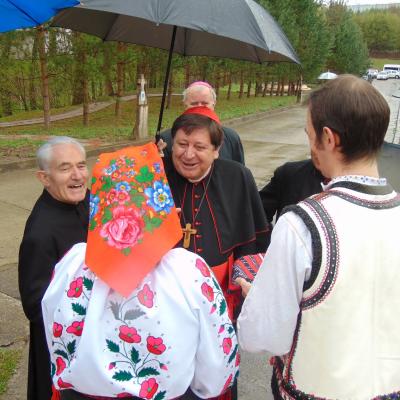 18 aprilie: Luncani: Întâlnirea cardinalului Braz de Aviz cu superiorii majori şi superioarele majore