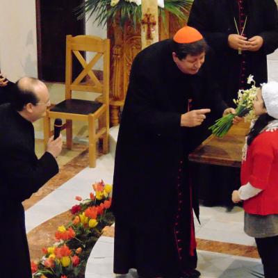 18 aprilie: Luncani: Întâlnirea cardinalului Braz de Aviz cu superiorii majori şi superioarele majore
